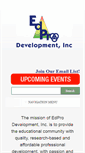 Mobile Screenshot of edprodevelopment.com